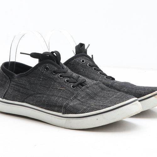 PEP&CO Womens Grey Fabric Trainer Casual UK