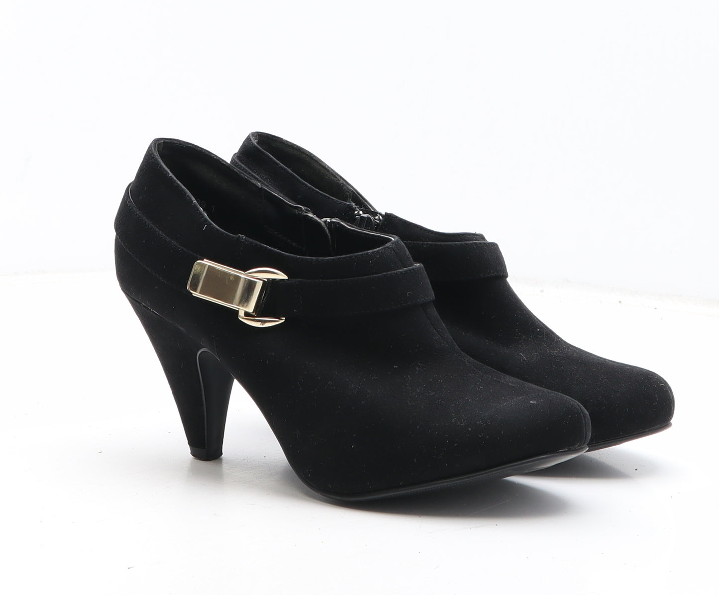 New Look Womens Black Synthetic Bootie Boot UK