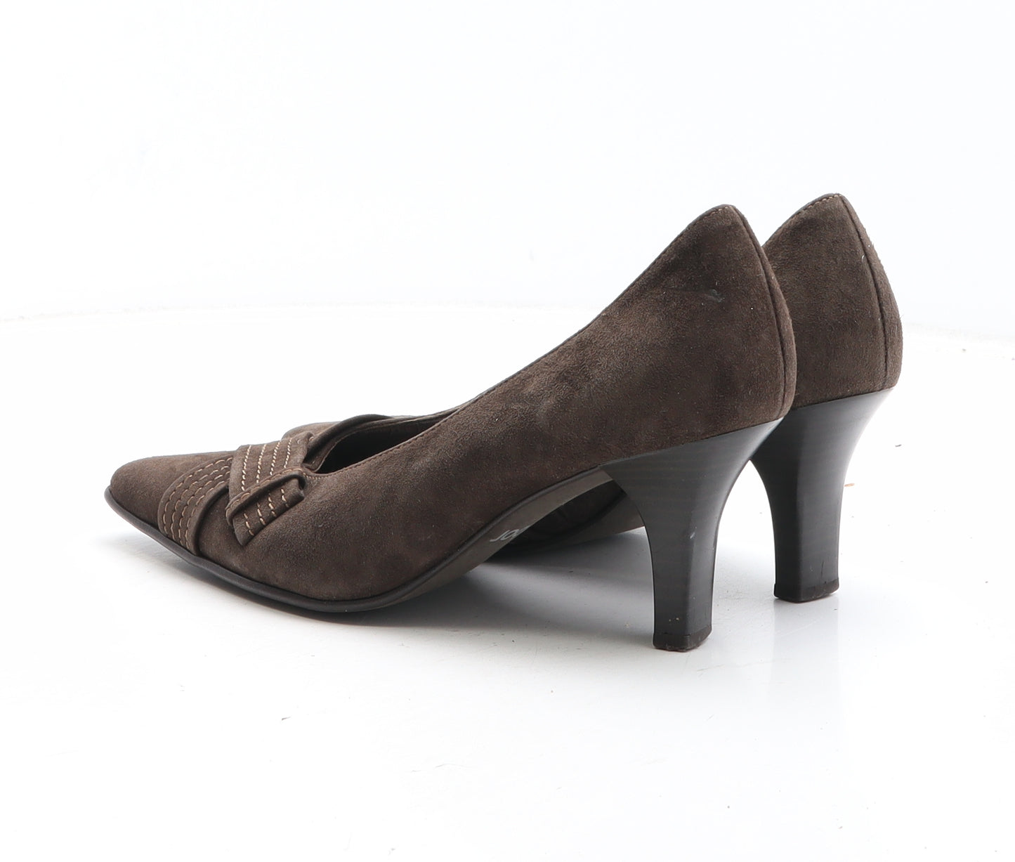 Gabor Womens Brown Leather Court Heel UK