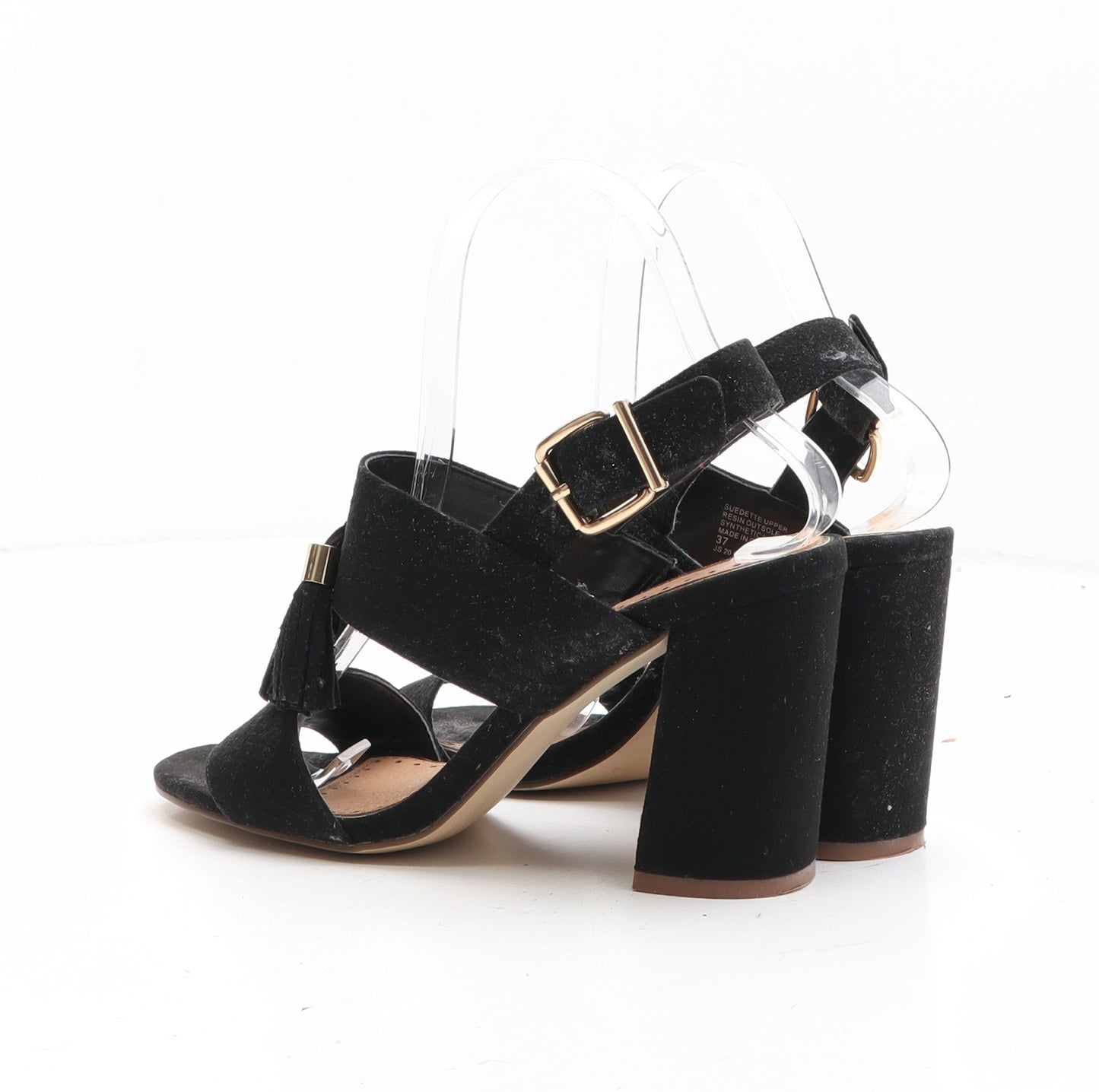 Miss KG Womens Black Synthetic Slingback Heel UK