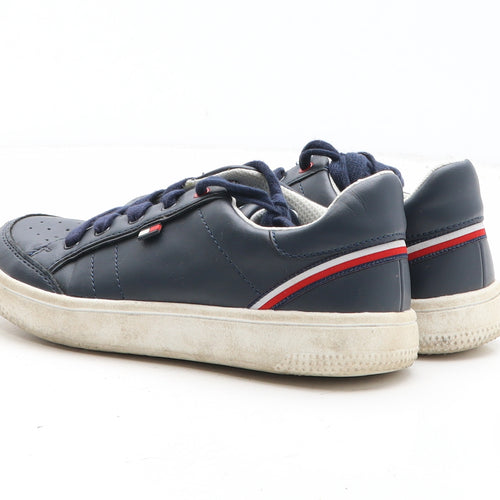 Tommy Hilfiger Boys Blue Synthetic Trainer UK 2