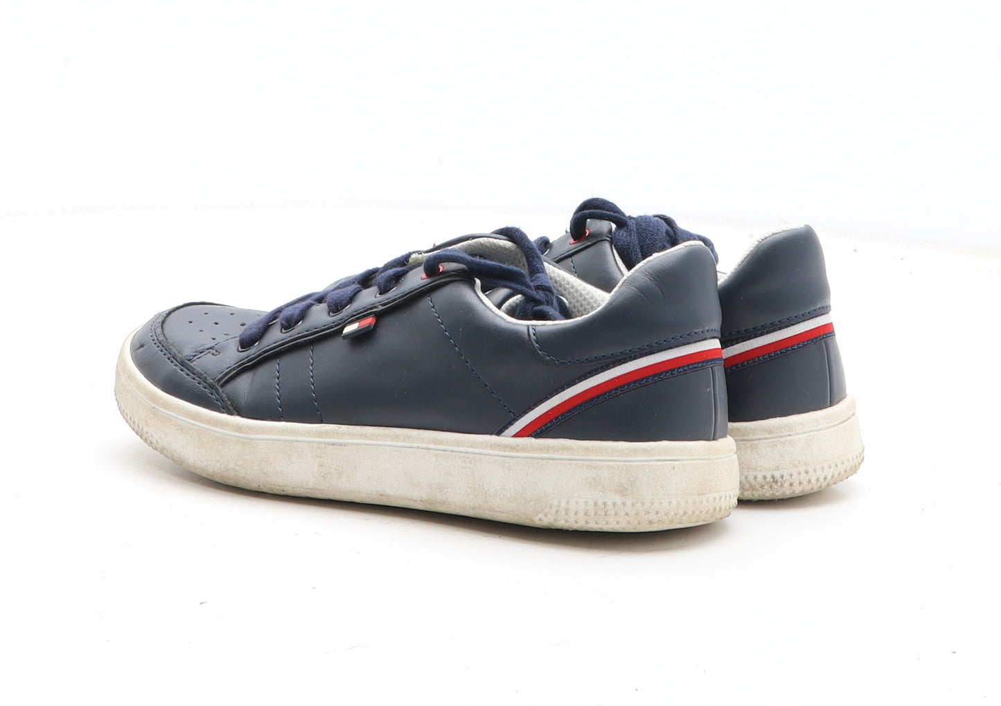 Tommy Hilfiger Boys Blue Synthetic Trainer UK 2