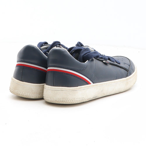 Tommy Hilfiger Boys Blue Synthetic Trainer UK 2