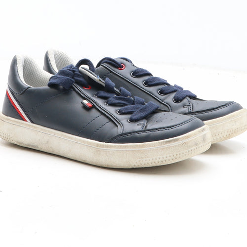 Tommy Hilfiger Boys Blue Synthetic Trainer UK 2