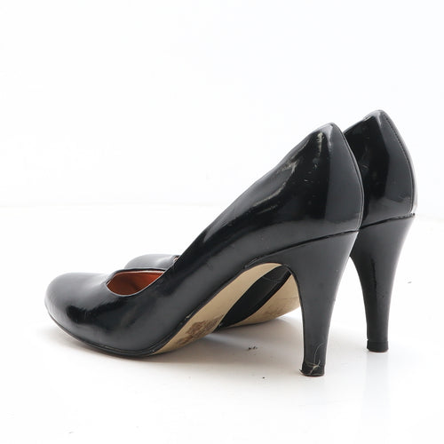 Preworn Womens Black Synthetic Court Heel UK
