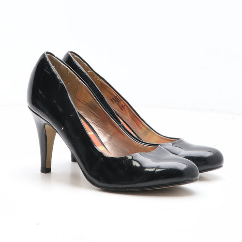 Preworn Womens Black Synthetic Court Heel UK