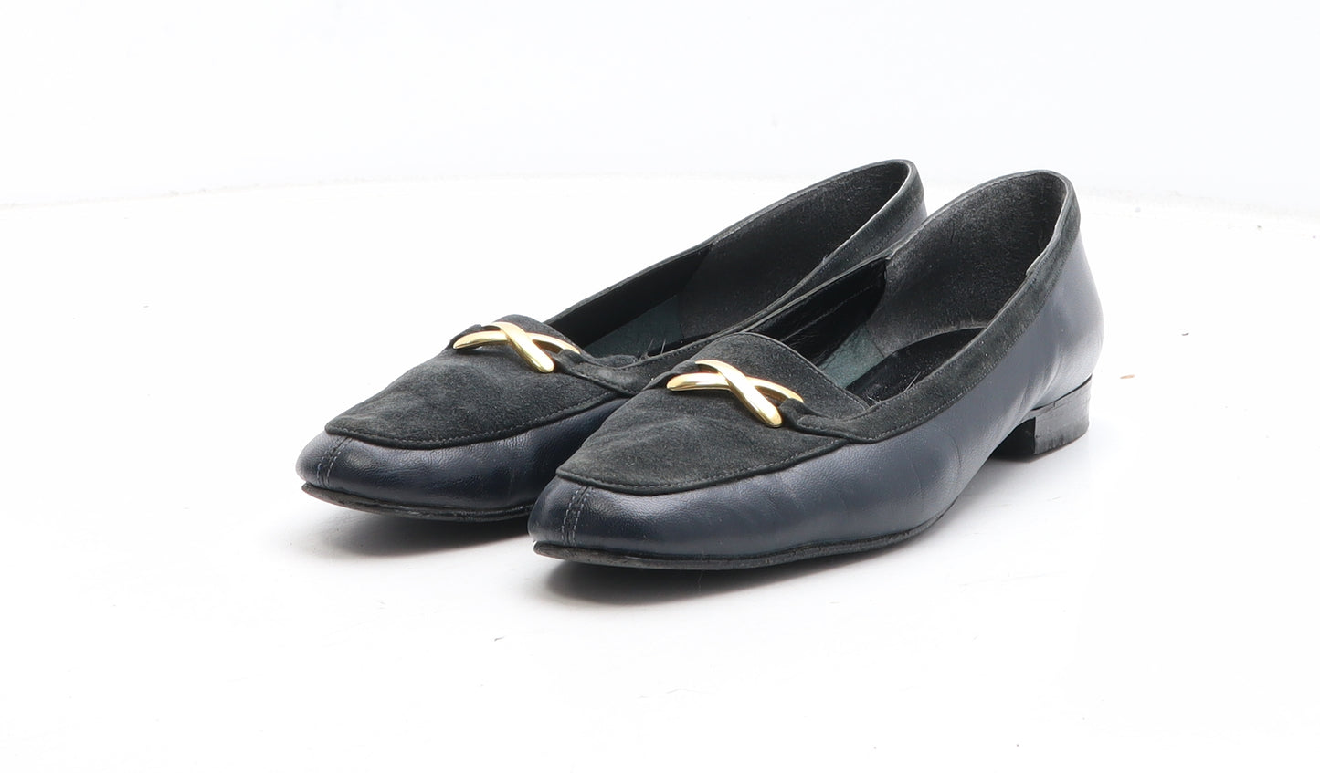 Siamanto Womens Blue Colourblock Synthetic Slip On Casual UK