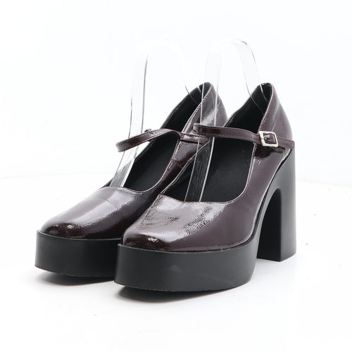 ASOS Womens Purple Synthetic Court Heel UK - Mary Jane Style