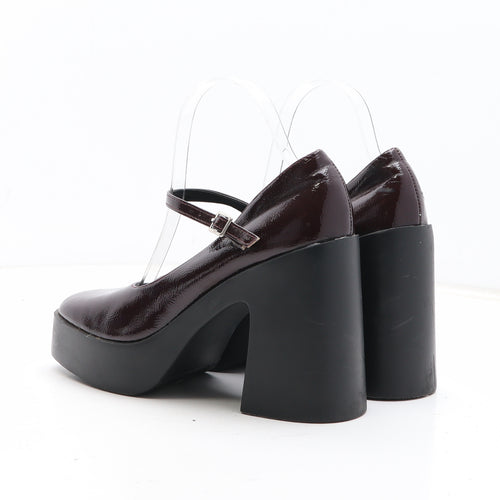 ASOS Womens Purple Synthetic Court Heel UK - Mary Jane Style