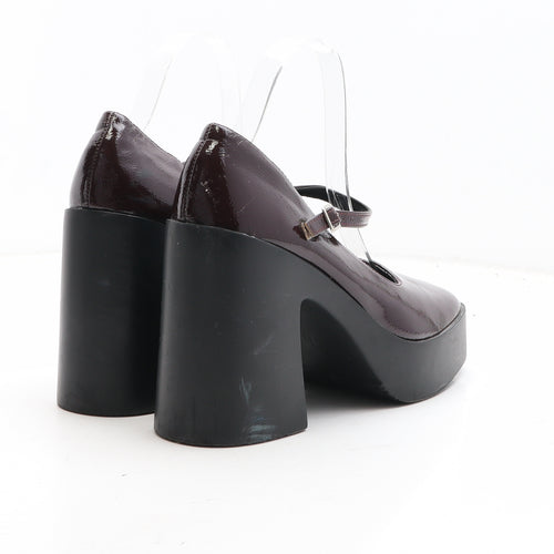 ASOS Womens Purple Synthetic Court Heel UK - Mary Jane Style