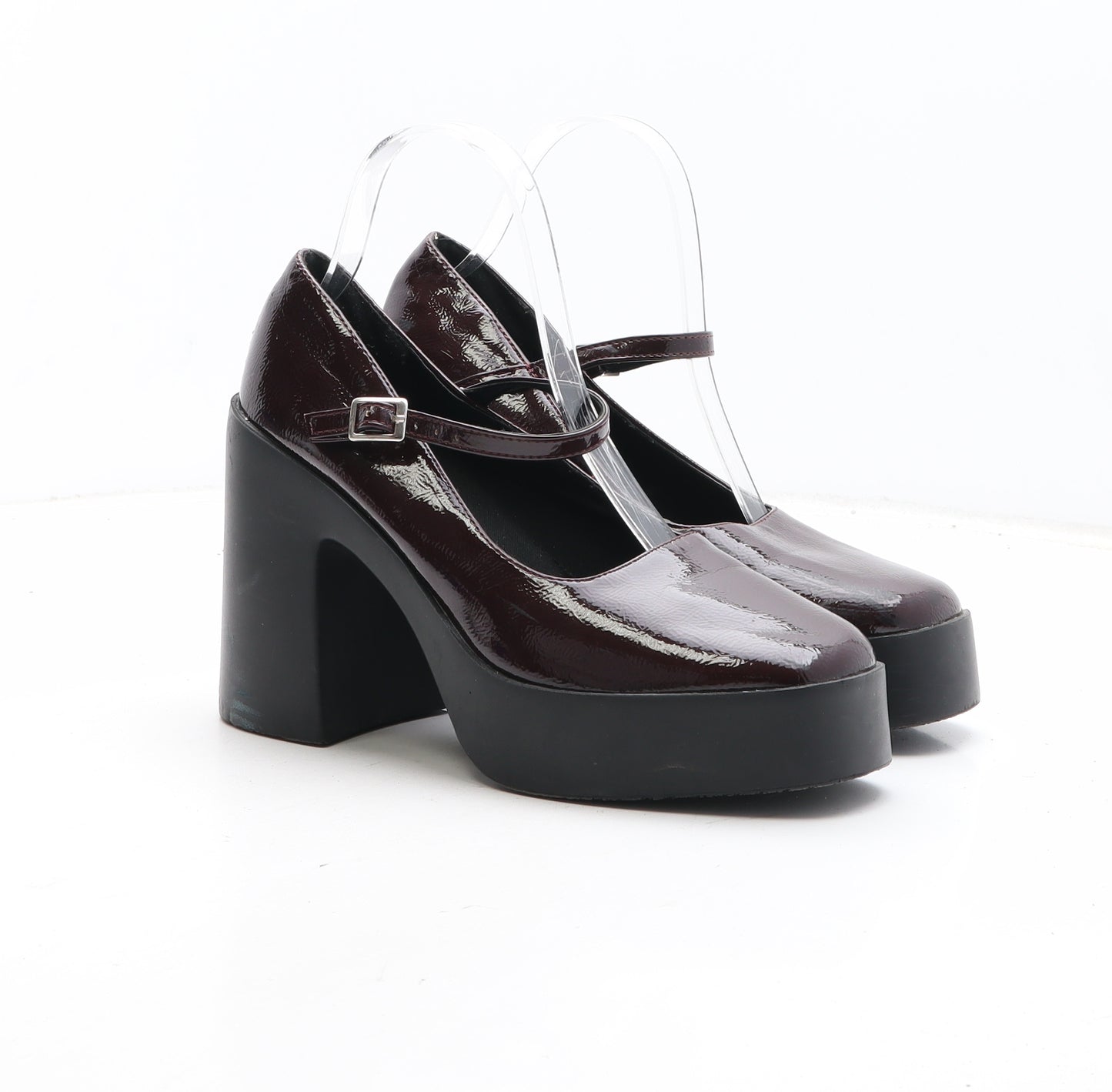 ASOS Womens Purple Synthetic Court Heel UK - Mary Jane Style