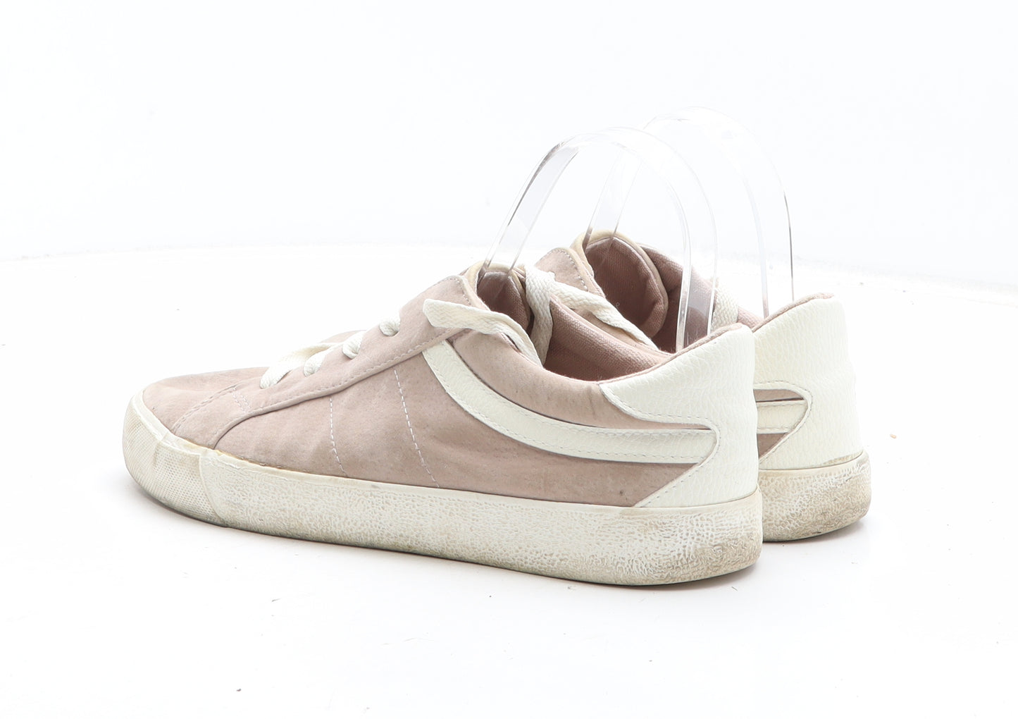 F&F Womens Pink Synthetic Trainer UK