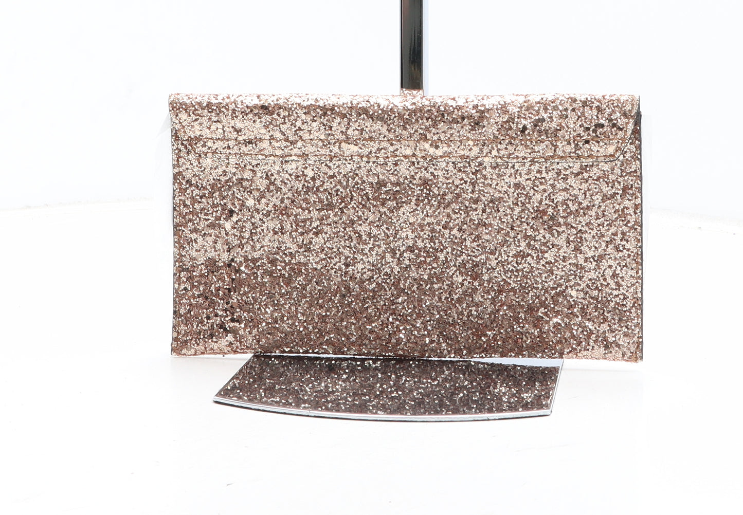 Preworn Womens Pink Polyester Clutch Size Small