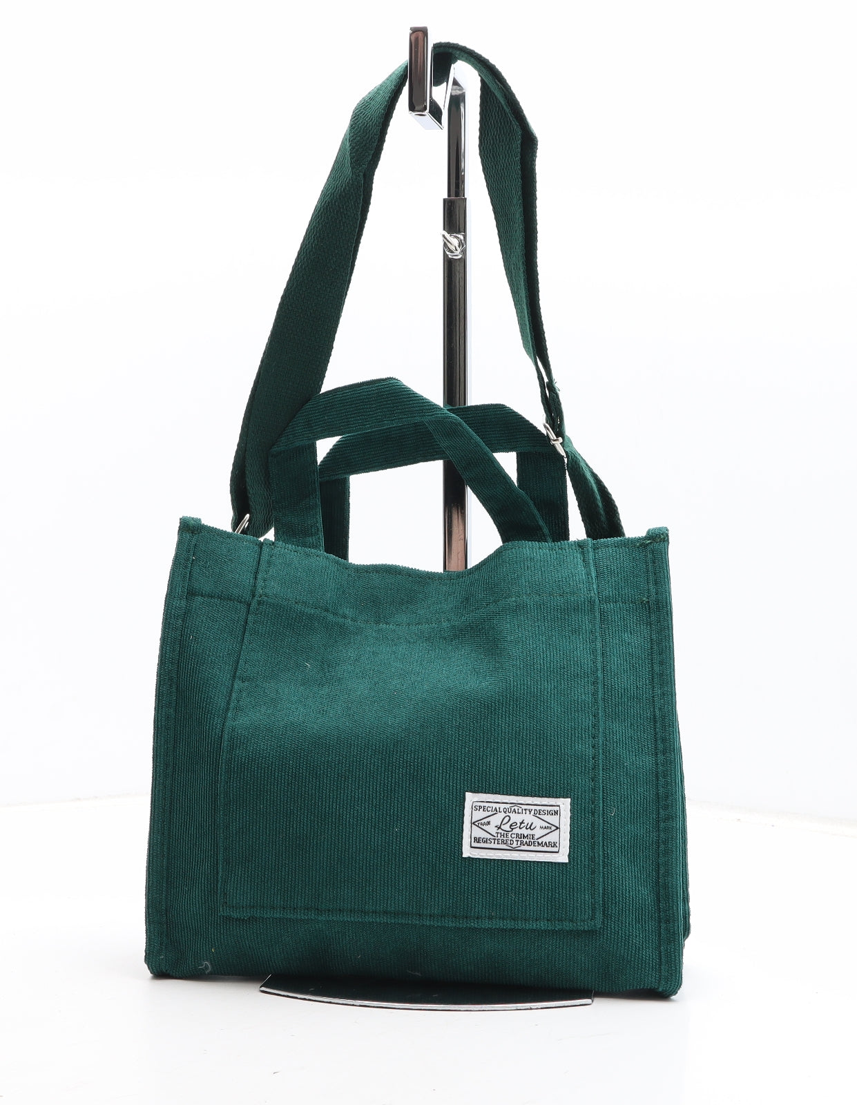 Letu Womens Green Cotton Hobo Bag Size Small