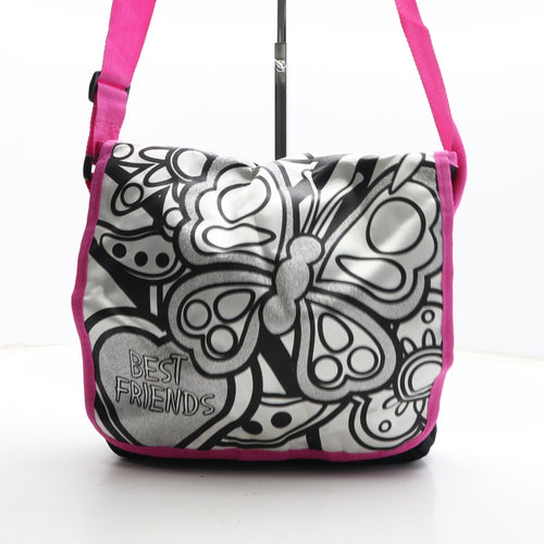 Preworn Girls Multicoloured Geometric Polyester Crossbody Size Medium Hook & Loop - Best Friends
