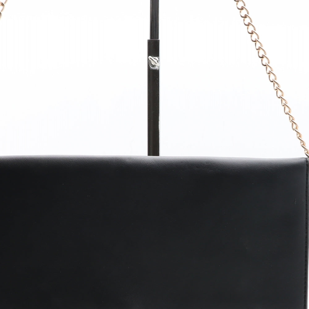 Primark Womens Black Polyurethane Clutch Size Medium