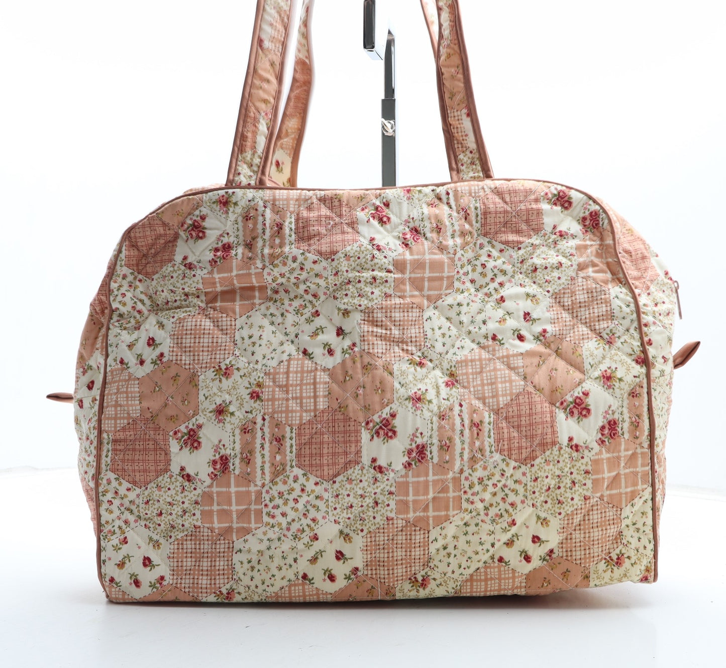 Nantita Womens Multicoloured Floral Polyester Top Handle Bag Size Large