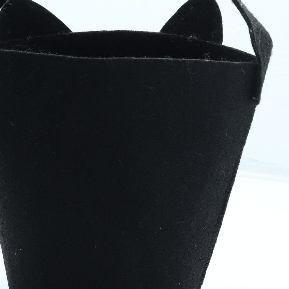 Halloween Magic Girls Black Polyester Top Handle Bag Size Small - Halloween Cat