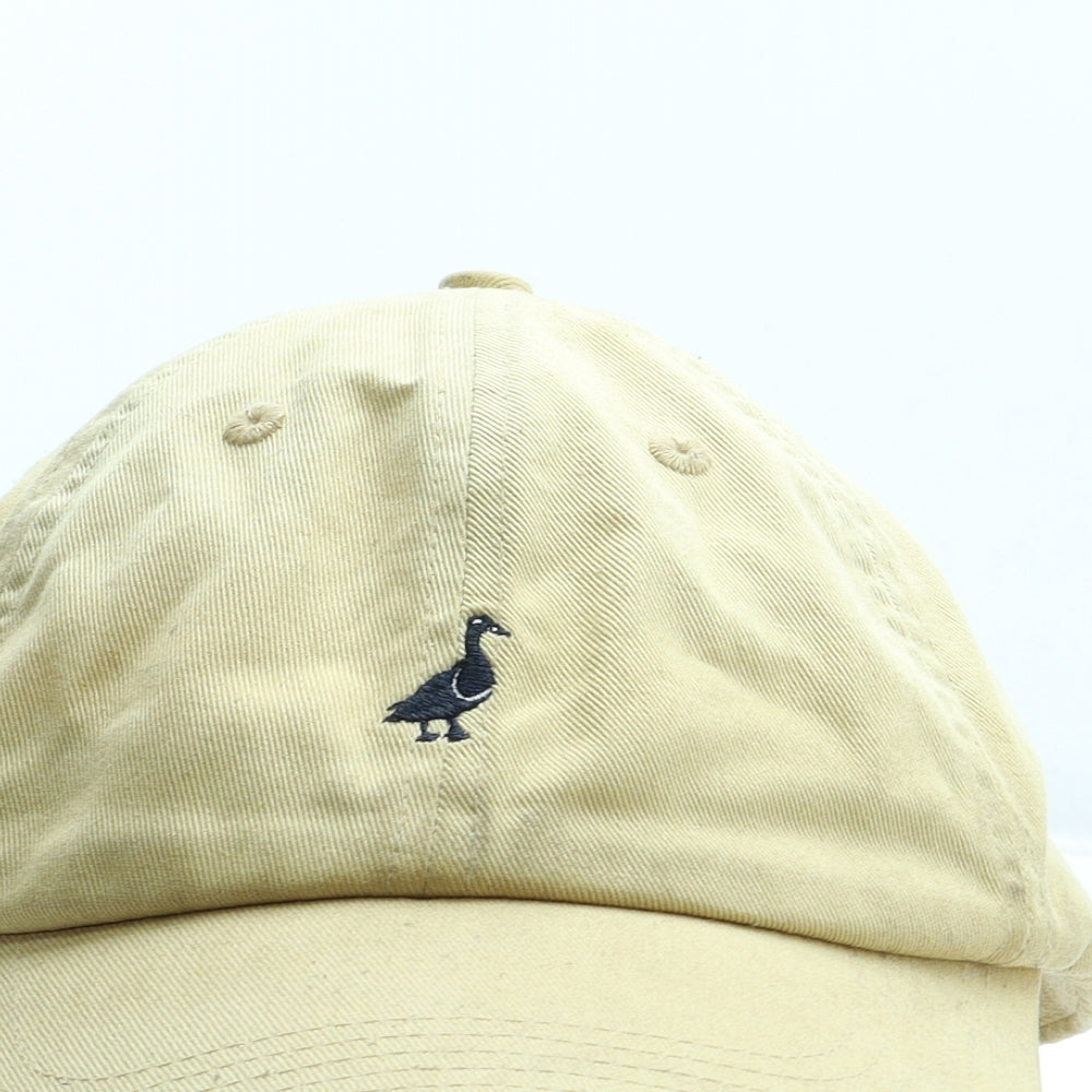 H&M Mens Yellow Polyester Snapback Size Adjustable
