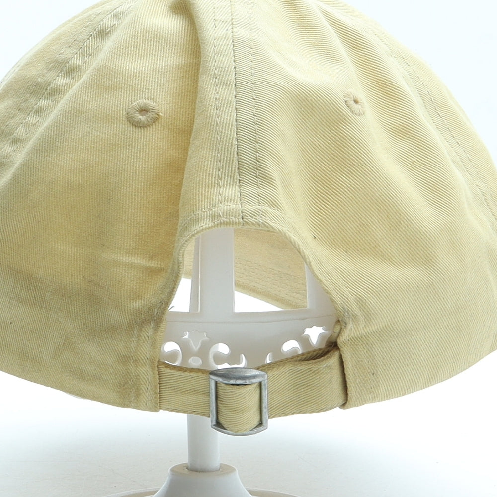 H&M Mens Yellow Polyester Snapback Size Adjustable
