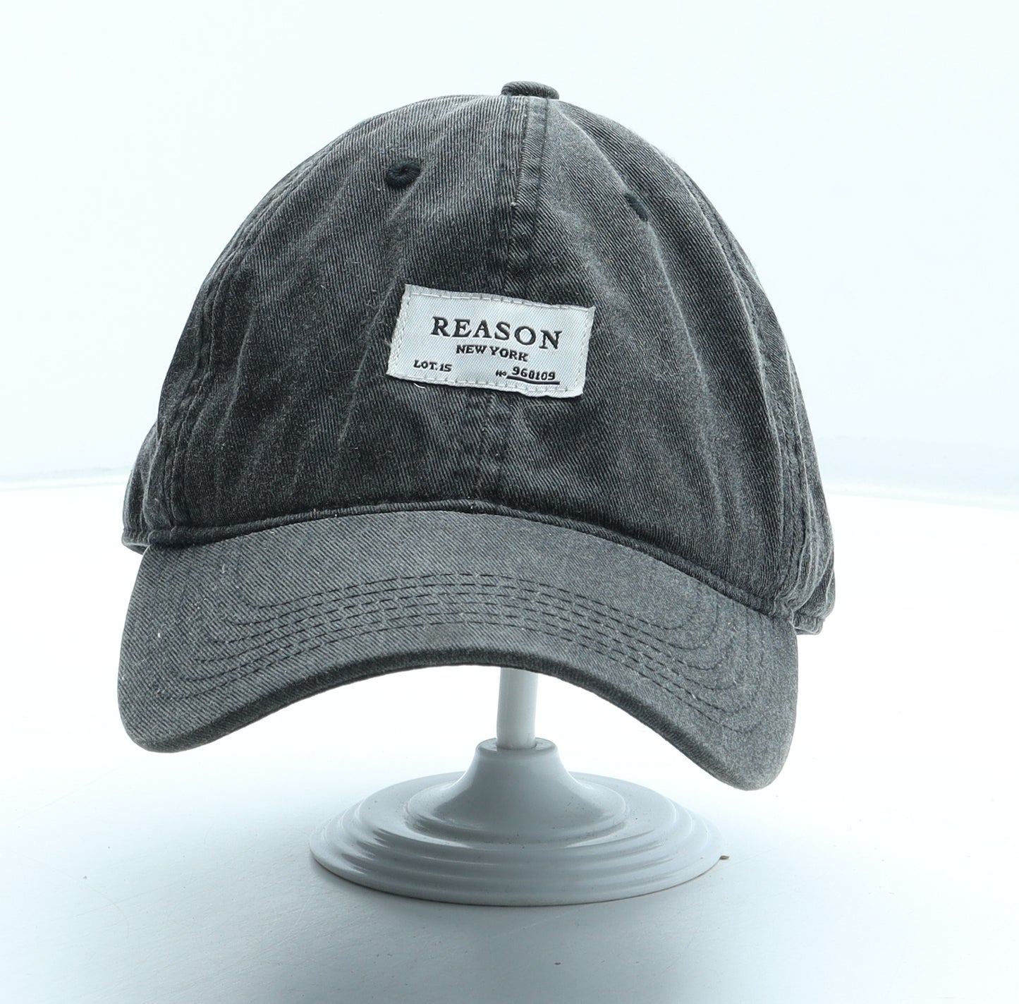 Reason Mens Grey Polyester Snapback Size Adjustable