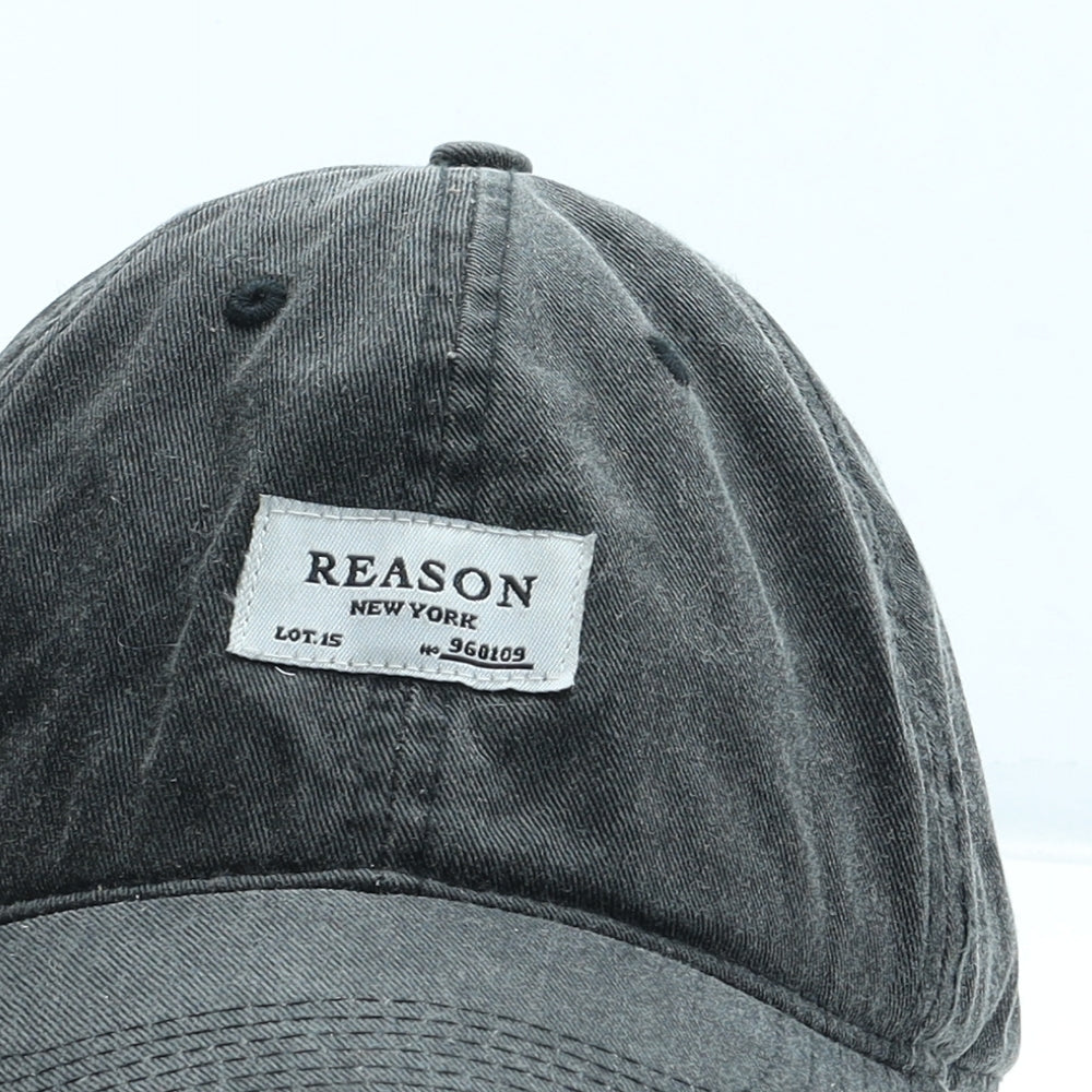 Reason Mens Grey Polyester Snapback Size Adjustable
