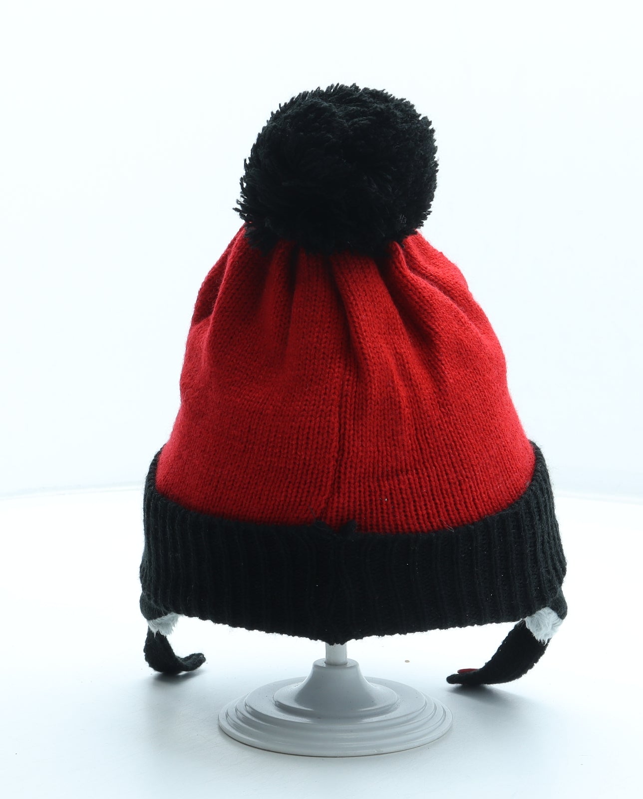 Primark Boys Red Acrylic Bobble Hat Size S - Spiderman