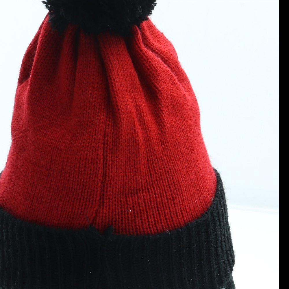 Primark Boys Red Acrylic Bobble Hat Size S - Spiderman