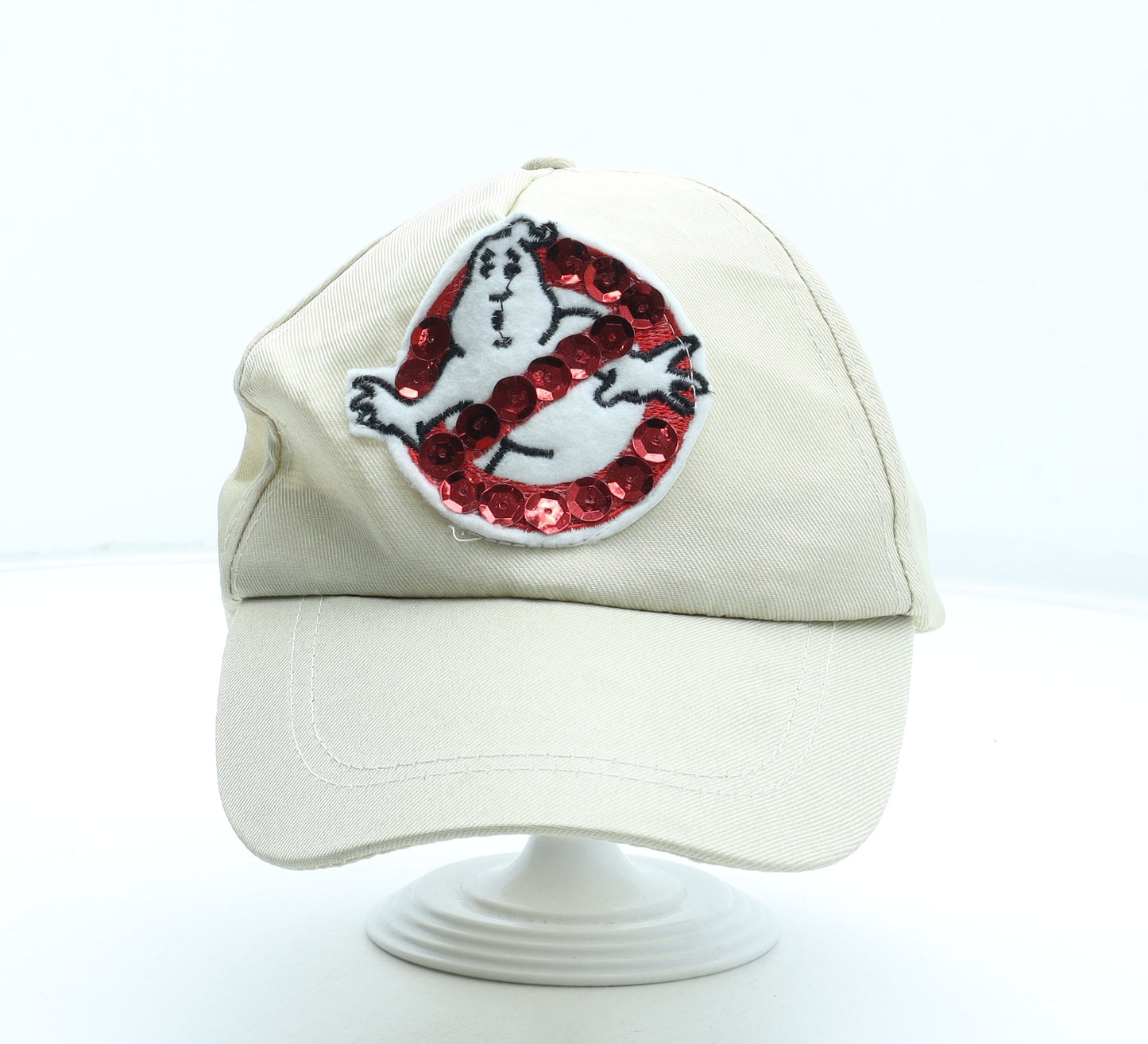 Ghostbusters Mens Beige Polyester Snapback Size Adjustable