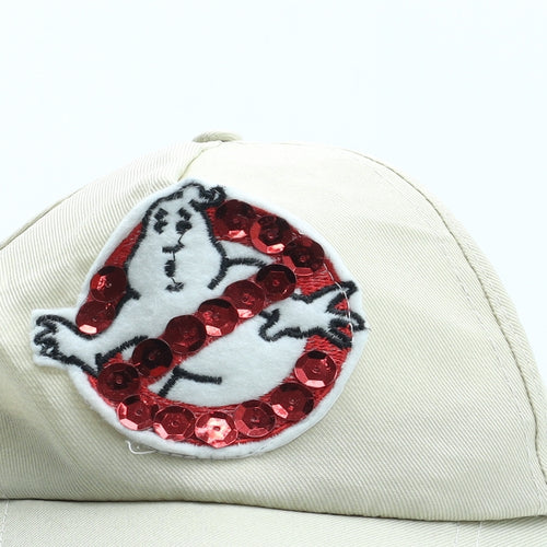 Ghostbusters Mens Beige Polyester Snapback Size Adjustable