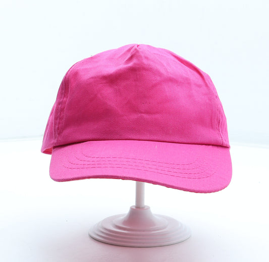 Preworn Womens Pink Polyester Snapback Size Adjustable