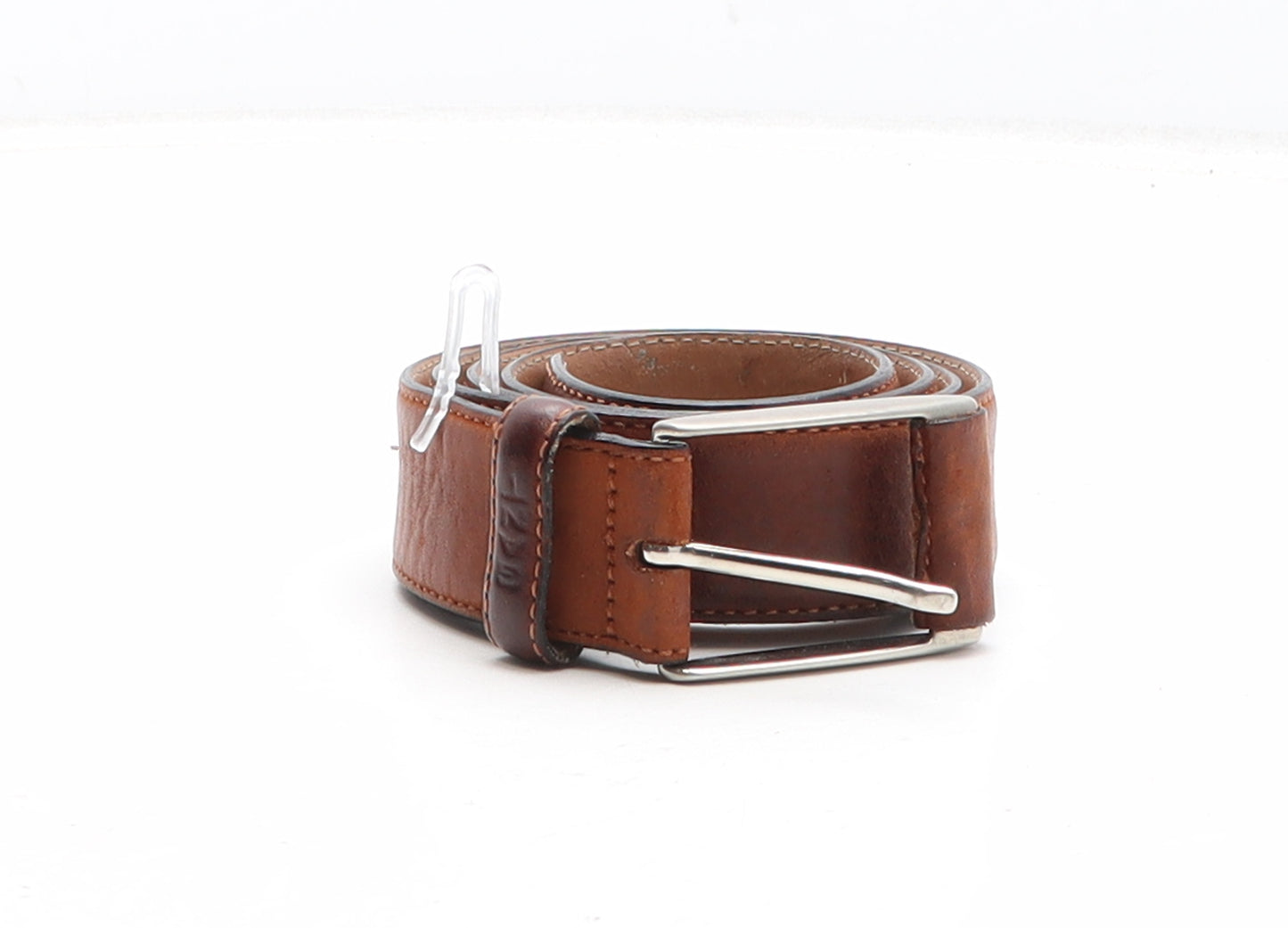 GANT Mens Brown Solid Leather Dress Belt Belt Size 36