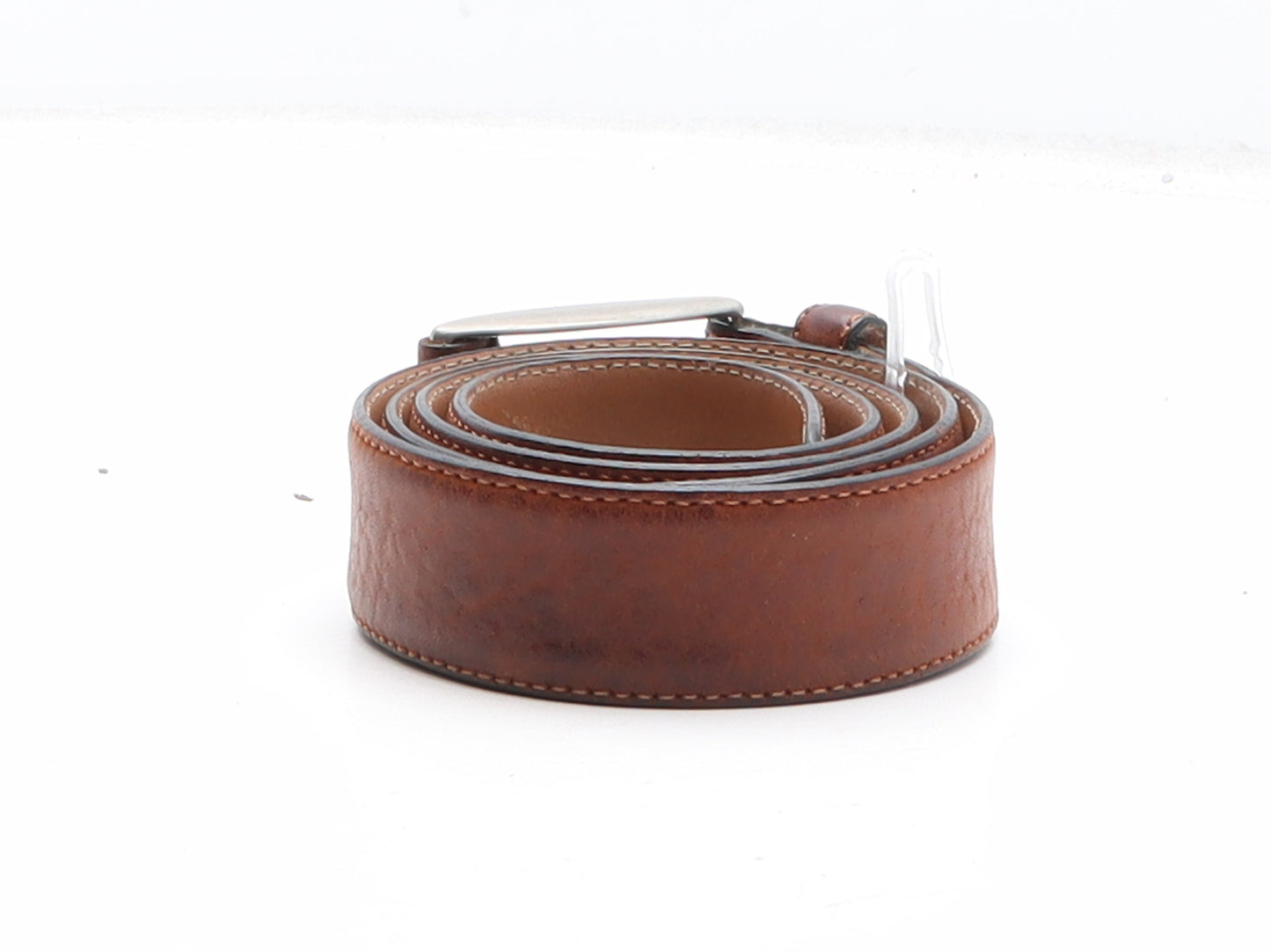 GANT Mens Brown Solid Leather Dress Belt Belt Size 36