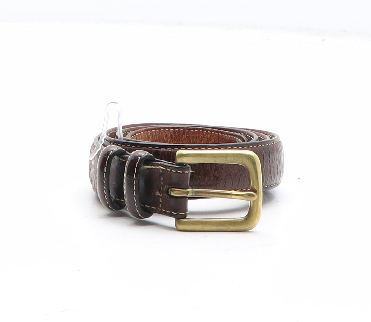 Gap Mens Brown Solid Leather Dress Belt Belt Size 34