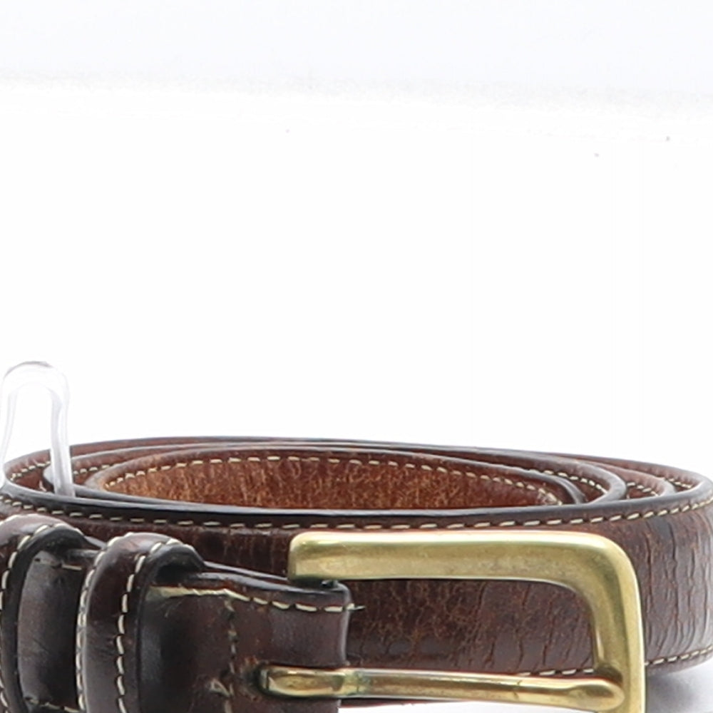Gap Mens Brown Solid Leather Dress Belt Belt Size 34