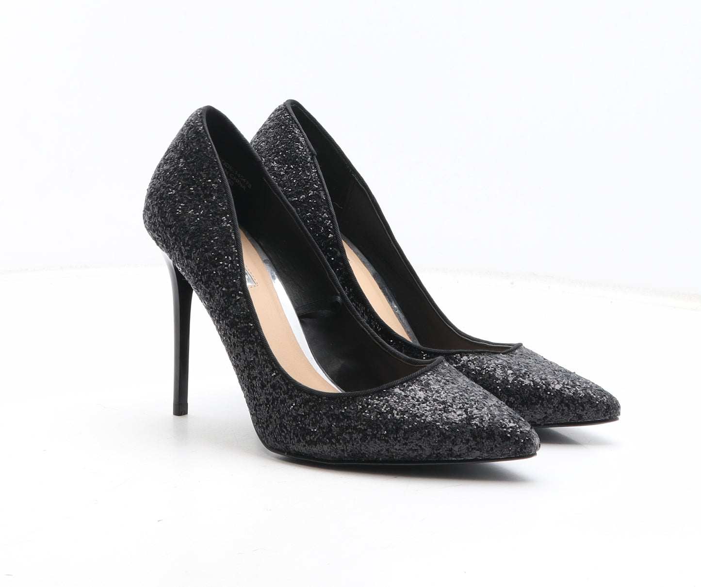 Primark Womens Black Synthetic Court Heel UK