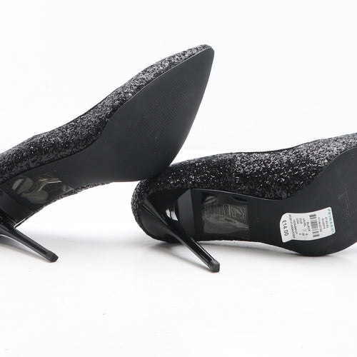 Primark Womens Black Synthetic Court Heel UK