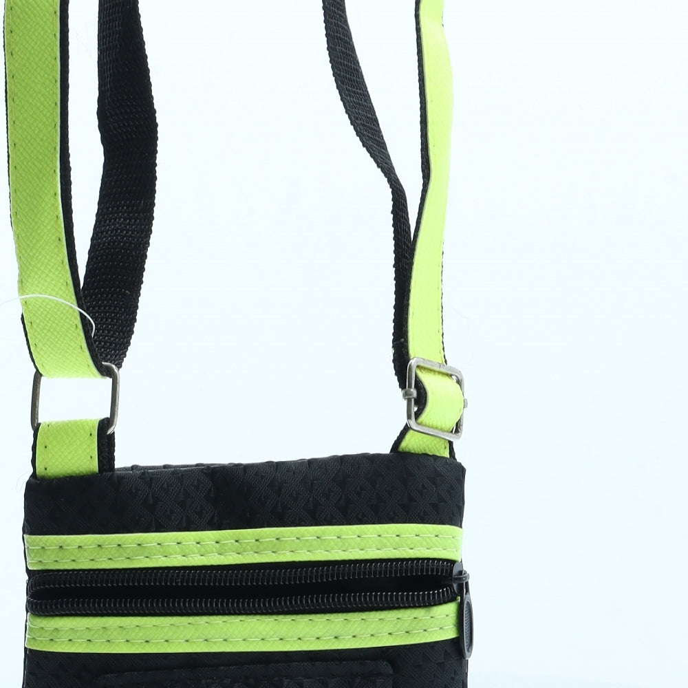 Menorca Star Paradise Womens Black Polyester Crossbody Size Small