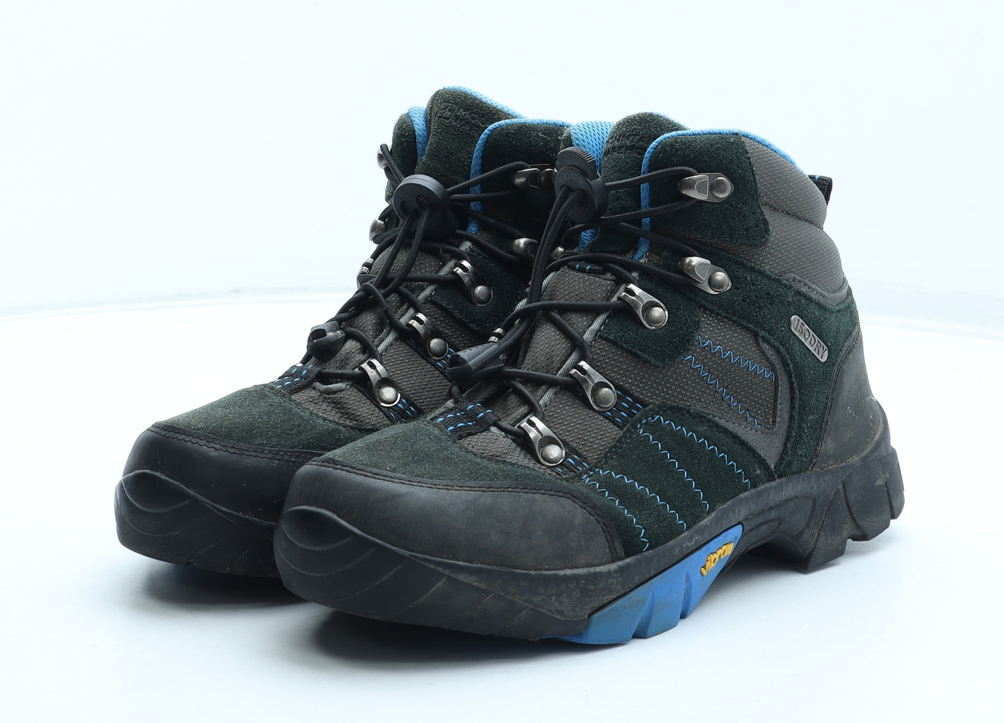 Mountain Warehouse Mens Grey Leather Combat Boot UK 5 39