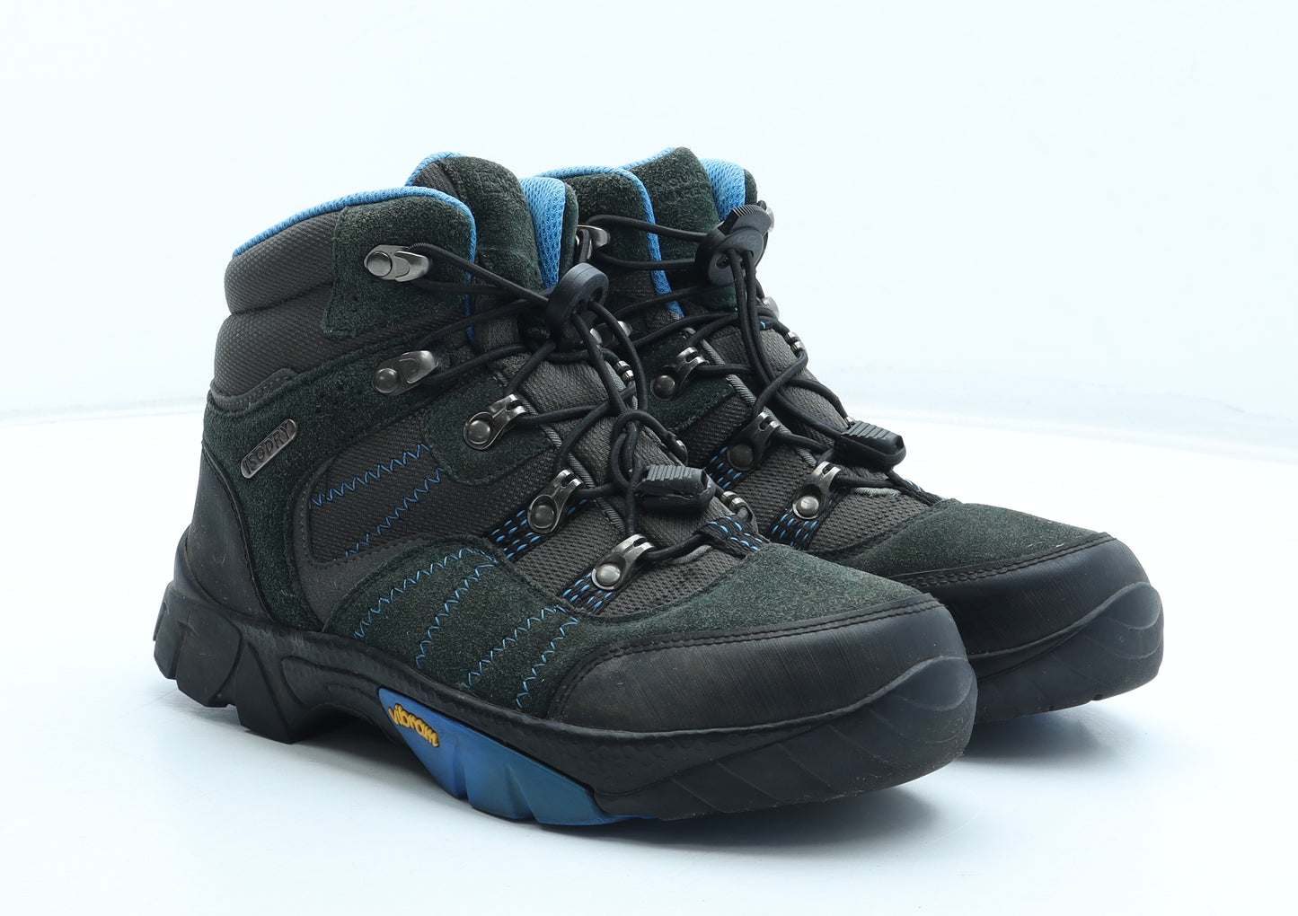 Mountain Warehouse Mens Grey Leather Combat Boot UK 5 39