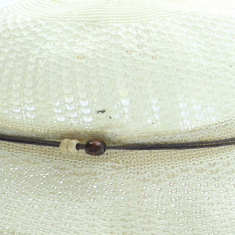 Preworn Womens Beige Straw Sun Hat One Size