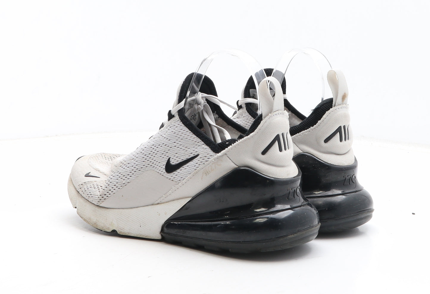 Nike Mens White Colourblock Fabric Trainer UK 5.5 - Nike Air