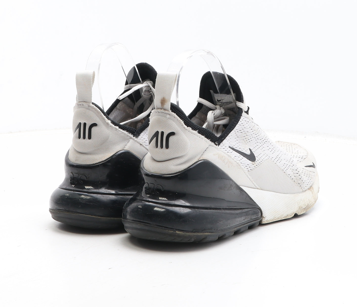 Nike Mens White Colourblock Fabric Trainer UK 5.5 - Nike Air