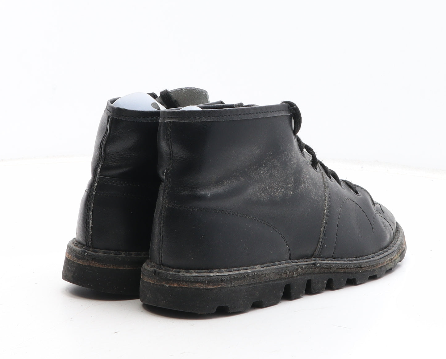 Preworn Womens Black Synthetic Chukka Boot UK