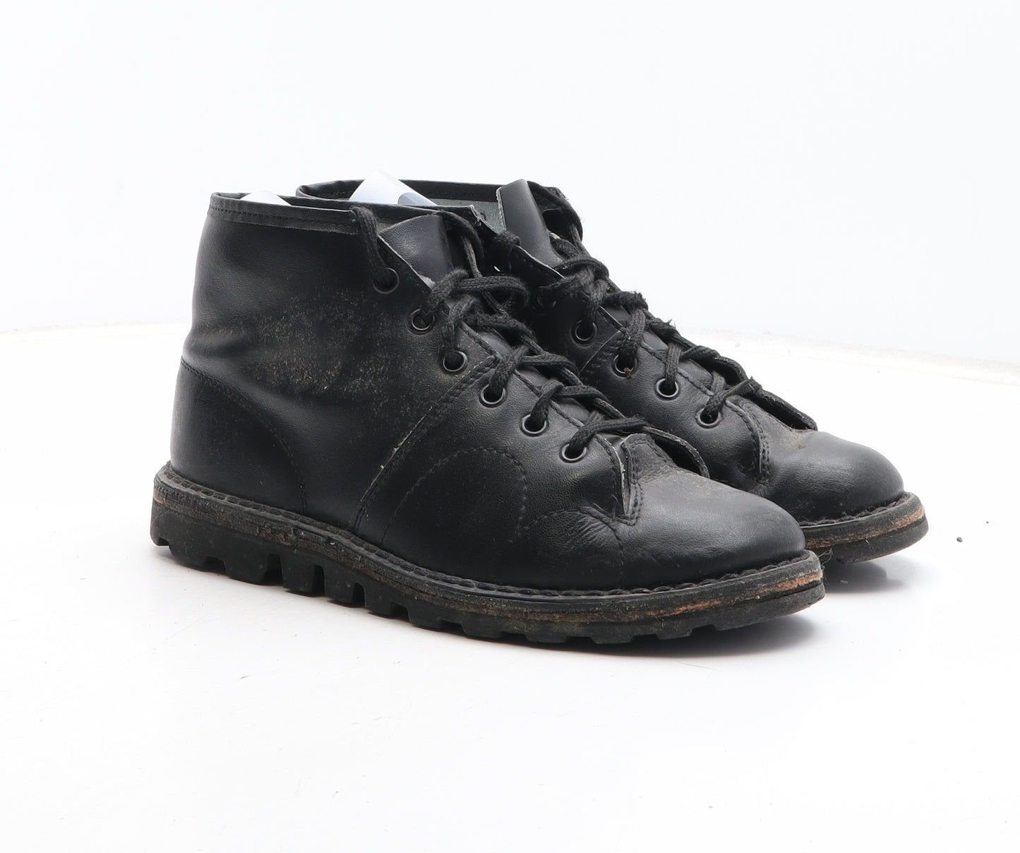 Preworn Womens Black Synthetic Chukka Boot UK