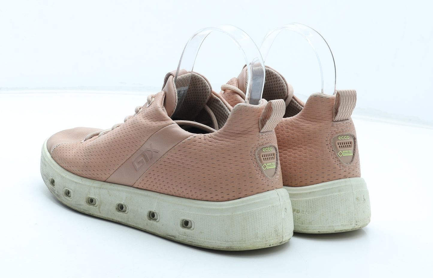 ECCO Womens Pink Polyurethane Trainer UK