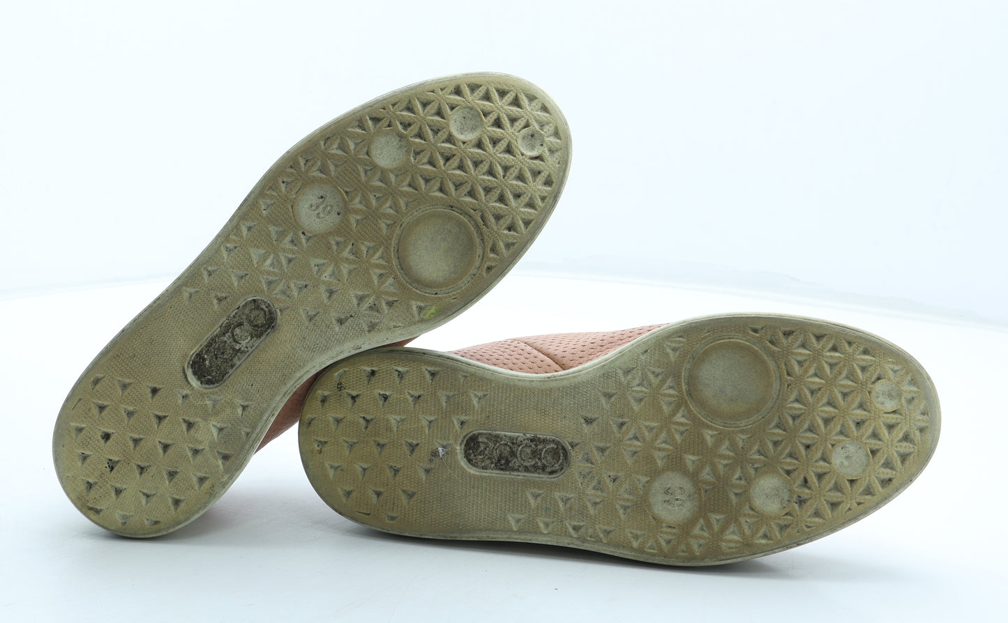 ECCO Womens Pink Polyurethane Trainer UK