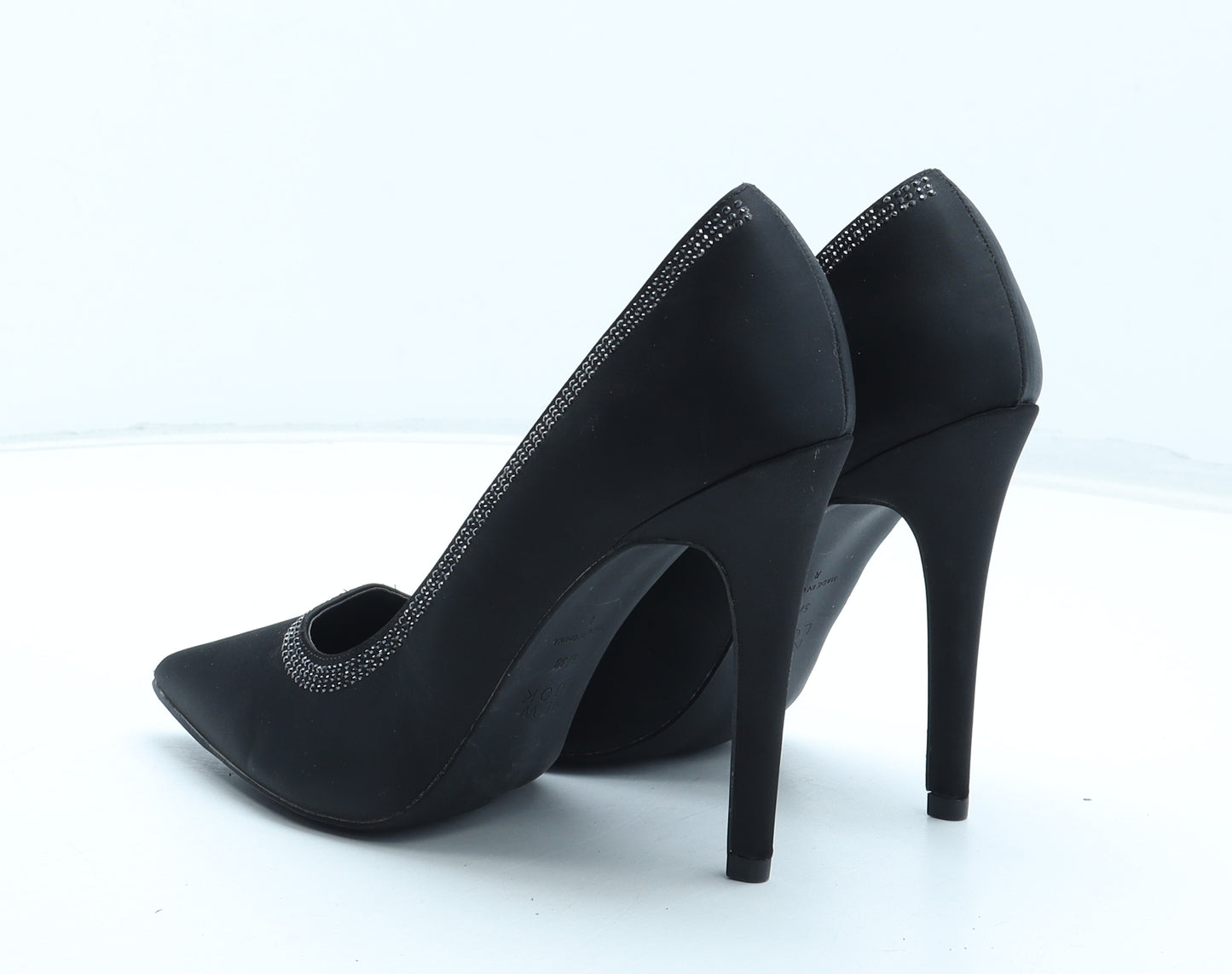 New Look Womens Black Polyester Court Heel UK