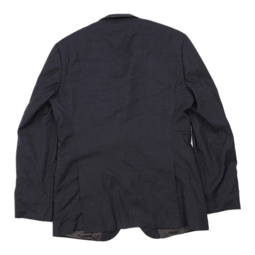 Guabello Mens Wool Blend Grey Suit Jacket 38 Chest (Long)