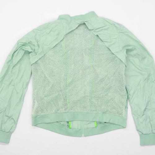 Fiftyfive Womens Size L Turquoise Bomber Jacket